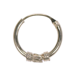 925 zilver l Ringetje gold plated 1.2 x 10mm