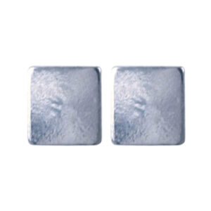 925 zilver l Square 4.0 x 4.0mm