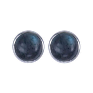 925 zilver l Labradoriet rond 6mm