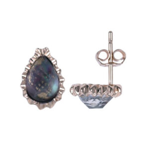 930 zilver l Drop pearl gold plated